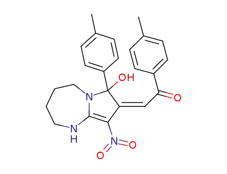 2-[7-hydroxy-7-(4-methylphenyl)-9-nitro-2,3,4,5-tetrahydropyrrolo[1,2-a][1,3]diazepin-8-(7H)-yliden]-1-(4-methylphenyl)-1-ethanone