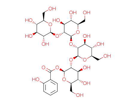 2-hydroxybenzoyl-β-L-glucopyranosyl (2->1)-β-L-glucopyranosyl (2->1)-β-L-glucopyranosyl (2->1) β-Lglucopyranoside