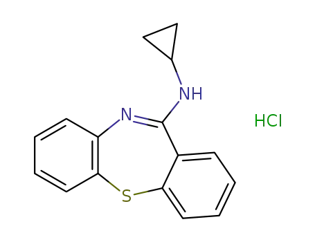 11-(cyclopropylamino)dibenzo[b,f][1,4]thiazepine hydrochloride