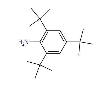 Molecular Structure of 961-38-6 (2,4,6-TRI-TERT-BUTYLANILINE)