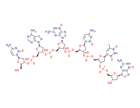 5'-d(CAGCTPMeG), PMe = methylphosphonate link