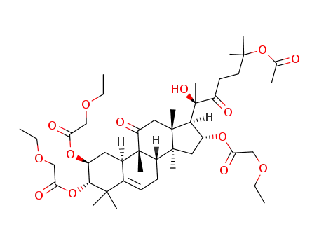 2,3,16-tri-O-2'-ethoxyacetyl-hemslecin A