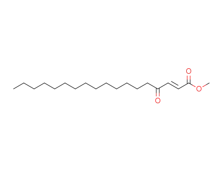 Molecular Structure of 21436-53-3 (2-Octadecenoic acid, 4-oxo-, methyl ester, (E)-)