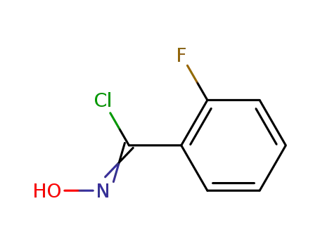 Molecular Structure of 39502-43-7 (ALPHA-CHLORO-2-FLUOROBENZALDOXIME)