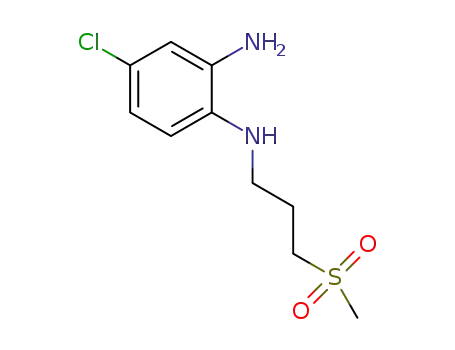 4-chloro-N1-(3-(methylsulfonyl)propyl)benzene-1,2-diamine