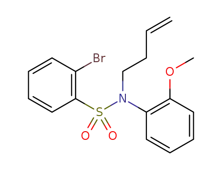 2-bromo-N-(but-3-en-1-yl)-N-(2-methoxyphenyl)benzenesulfonamide