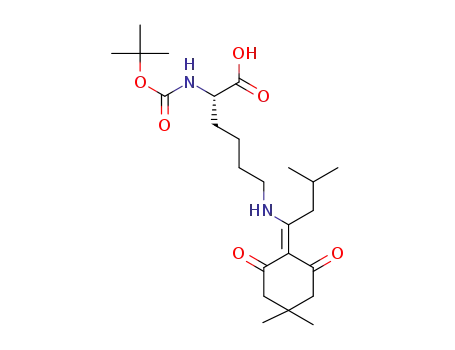 Molecular Structure of 862847-44-7 (BOC-L-LYS(IVDDE)-OH)