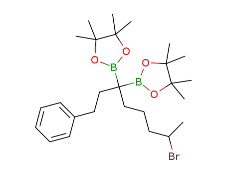 2,2'-(7-bromo-1-phenyloctane-3,3-diyl)bis(4,4,5,5-tetramethyl-1,3,2-dioxaborolane)