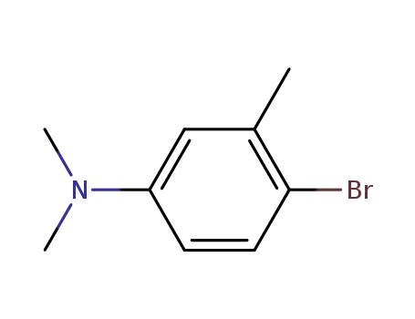Molecular Structure of 50638-50-1 (4-BROMO-N,N-DIMETHYL-M-TOLUIDINE)