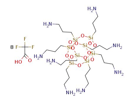 octakis-(3-aminopropyl)octasilsesquioxane trifluoroacetic acid