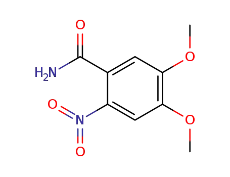 Molecular Structure of 4959-60-8 (3,4-DIMETHOXY-6-NITROBENZAMIDE)