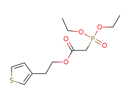 2-(thiophen-3-yl)ethyl 2-(diethoxyphosphoryl)acetate