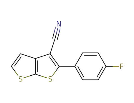 2-(4-fluorophenyl)thieno[2,3-b]thiophene-3-carbonitrile
