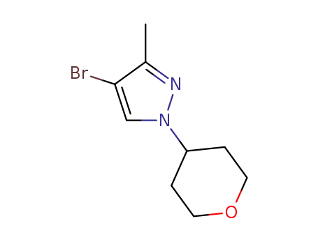 4-bromo-3-methyl-1-(tetrahydro-2H-pyran-4-yl)-1H-pyrazole