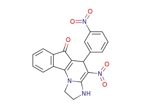 4-nitro-5-(3-nitrophenyl)-2,3-dihydroimidazo[1,2-a]indeno[2,1-e]pyridine-6(5H)-one