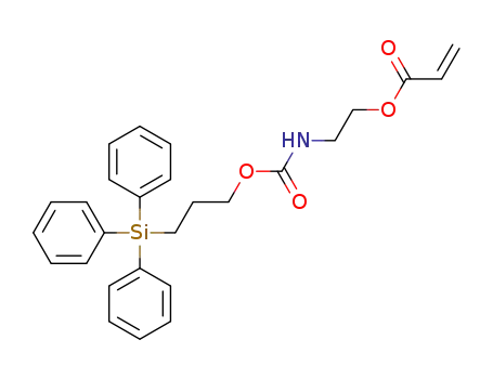 2-({[3-(triphenylsilyl)propoxy]carbonyl}amino)ethyl acrylate