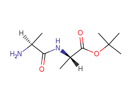 Molecular Structure of 2488-26-8 (L-Alanine, L-alanyl-, 1,1-dimethylethyl ester)