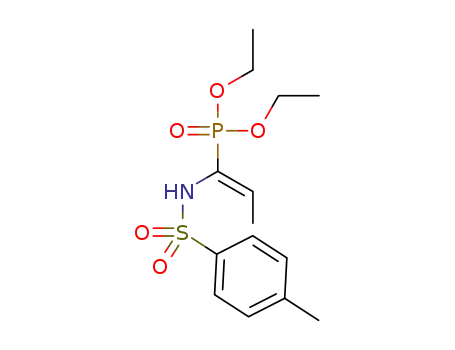 diethyl (1-((4-methylphenyl)sulfonamido)prop-1-en-1-yl)phosphonate