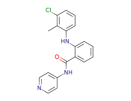 2-((3-chloro-2-methylphenyl)amino)-N-(pyridin-4-yl)benzamide