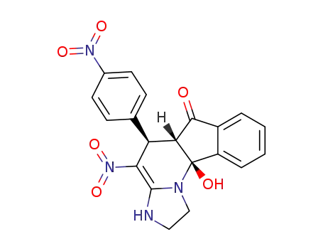 cis-10b-hydroxy-4-nitro-5-(4-nitrophenyl)-1,2,3,5,5a,10b-hexahydro-6H-imidazo[1,2-a]indeno[2,1-e]pyridin-6-one