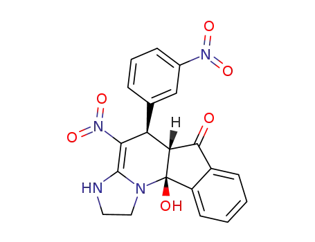 10b-hydroxy-4-nitro-5-(3-nitrophenyl)-2,3,5,5a-tetrahydro-1H-imidazo[1,2-a]indeno[2,1-e]pyridin-6(10bH)-one
