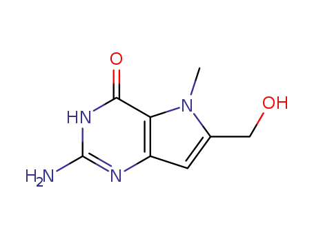 5-methyl-2-amino-6-(hydroxymethyl)-1H-pyrrolo[3,2-d]pyrimidin-4(5H)-one