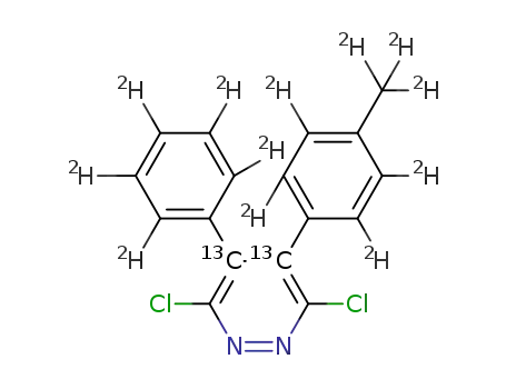 3,6-dichloro-4-(d7-p-tolyl)-5-(d5-phenyl)pyridazine-4,5-13C2