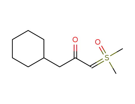 1-cyclohexyl-3-(dimethyl(oxo)-λ6-sulfanylidene)propan-2-one