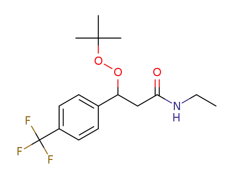 3-(tert-butylperoxy)-N-ethyl-3-(4-(trifluoromethyl)phenyl)propanamide