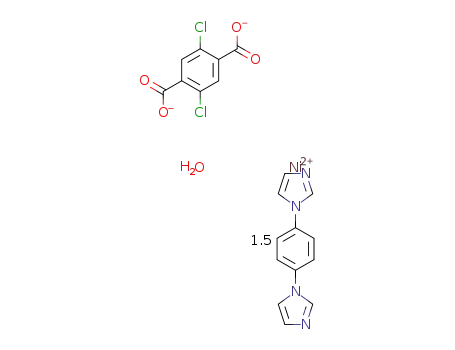 {Ni(1,4-bis(1H-imidazol-1-yl)benzene)1.5(2,5-dichloroterephthalato)*H2O}n