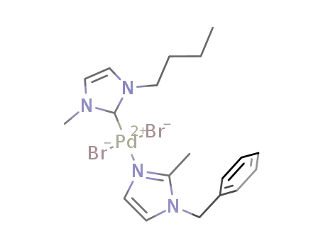 [PdBr2(1-butyl-3-methylimidazol-2-ylidene)(1-benzyl-2-methylimidazole)]
