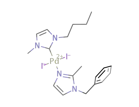 [PdI2(1-butyl-3-methylimidazol-2-ylidene)(1-benzyl-2-methylimidazole)]