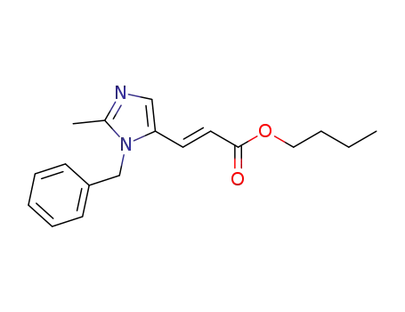 (E)-butyl 3-(1-benzyl-2-methyl-1H-imidazol-5-yl)acrylate