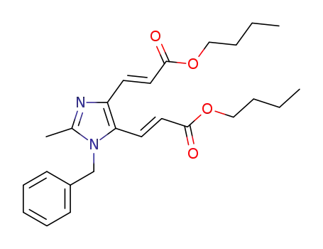 (2E,2’E)-dibutyl 3,3’-(1-benzyl-2-methyl-1H-imidazol-4,5-diyl)diacrylate