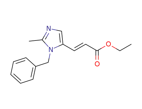(E)-ethyl 3-(1-benzyl-2-methyl-1H-imidazol-5-yl)acrylate