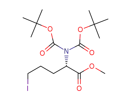 methyl (2S)-2-{(tert-butoxy)-N-[(tert-butyl)oxycarbonyl]carbonylamino}-5-iodopentanoate