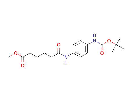 methyl 6-((4-((tert-butoxycarbonyl)amino)phenyl)amino)-6-oxohexanoate
