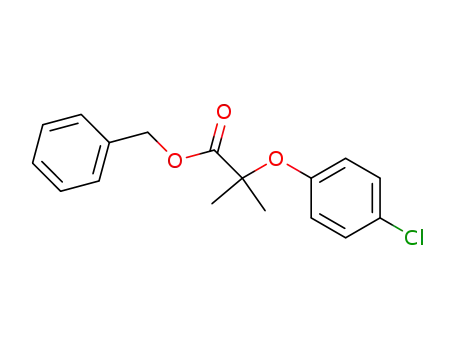 α-(4-chloro-phenoxy)-isobutyric acid benzyl ester