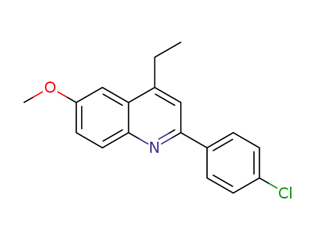 2-(4-chlorophenyl)-4-ethyl-6-methoxyquinoline