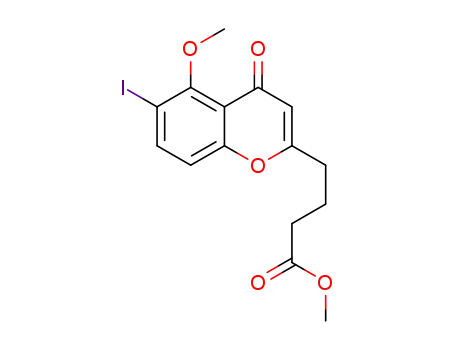 methyl 4-(6-iodo-5-methoxy-4-oxo-4H-chromen-2-yl)butanoate