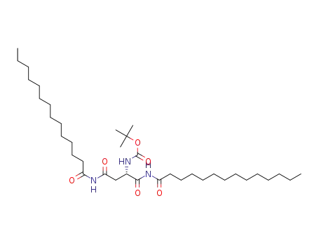 N-Boc-N’,N’’-di(myristoyl)-L-aspartamide