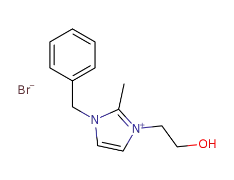 1-benzyl-3-(2-hydroxyethyl)-2-methylimidazolium bromide