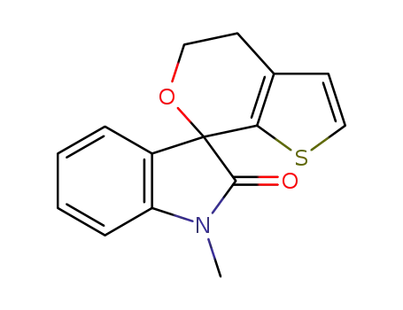 1-methyl-4',5'-dihydrospiro[indoline-3,7'-thieno[2,3-c]pyran]-2-one