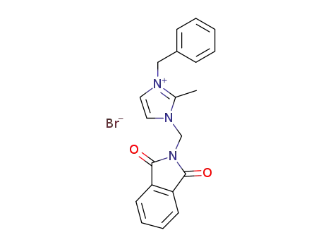 1-benzyl-3-(N-methylphthalimide)-2-methylimidazolium bromide