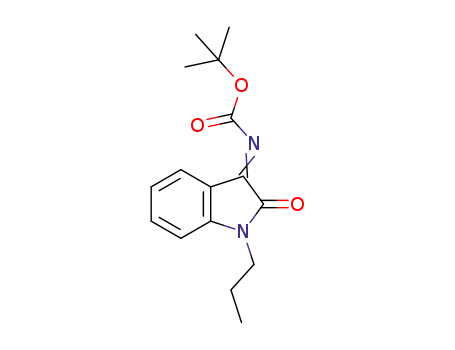 tert-butyl (2-oxo-1-propylindolin-3-ylidene)carbamate