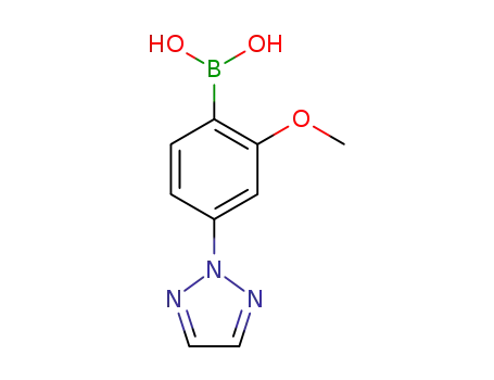 (2-methoxy-4-(2H-1,2,3-triazol-2-yl)phenyl)boronic acid
