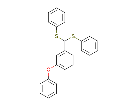 ((3-phenoxyphenyl)methylene)bis(phenylsulfane)