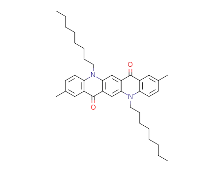 2,9-dimethyl-5,12-dioctylquinolino[2,3-b]acridine-7,14(5H,12H)-dione