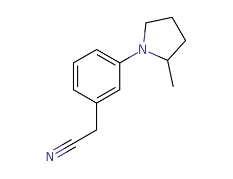 2-(3-(2-methylpyrrolidin-1-yl)phenyl)acetonitrile