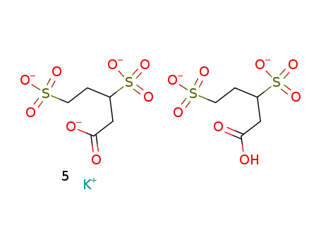3,5-disulfo-valeric acid ; dipotassium-salt with tripotassium-salt